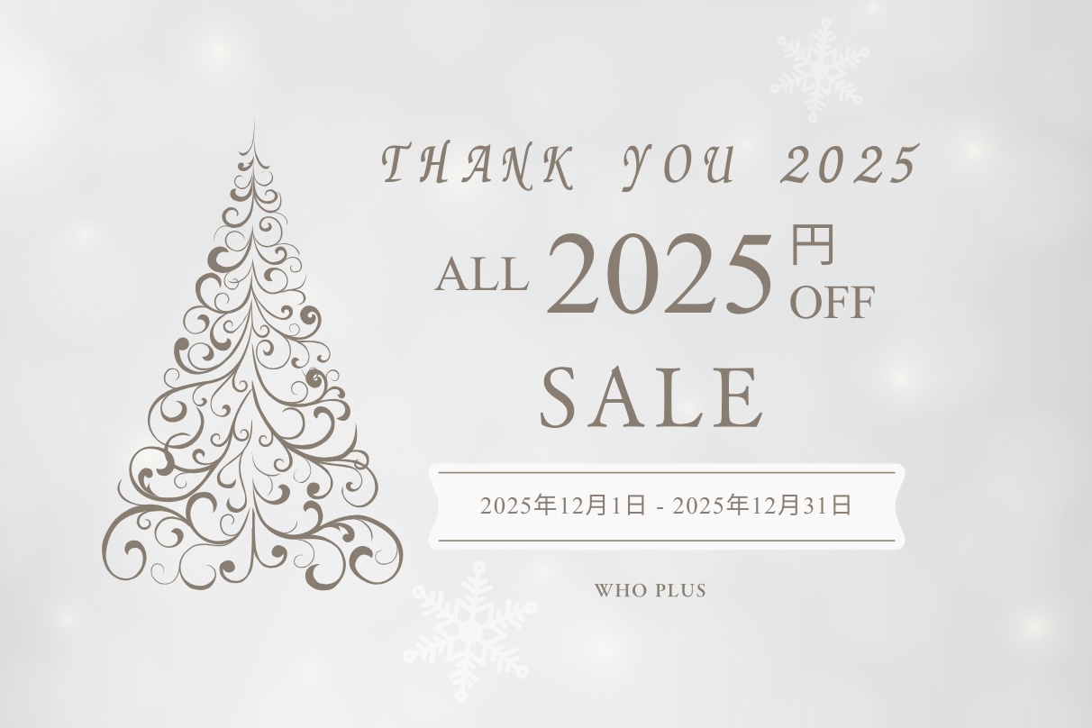 \Thank You 2025/ “ALL ITEMS” 2,025円OFFセール✨