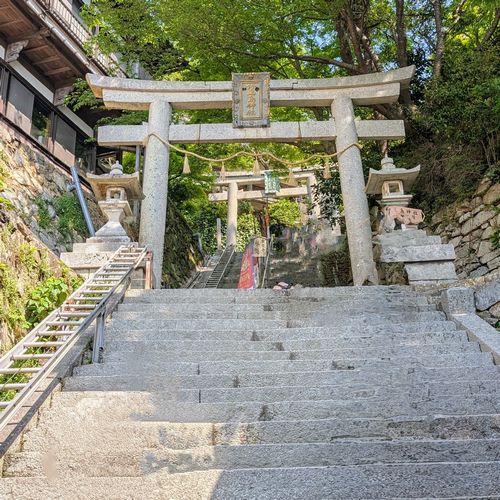 琵琶湖に浮かぶ島にある竹生島神社にあがらせて頂きました！！