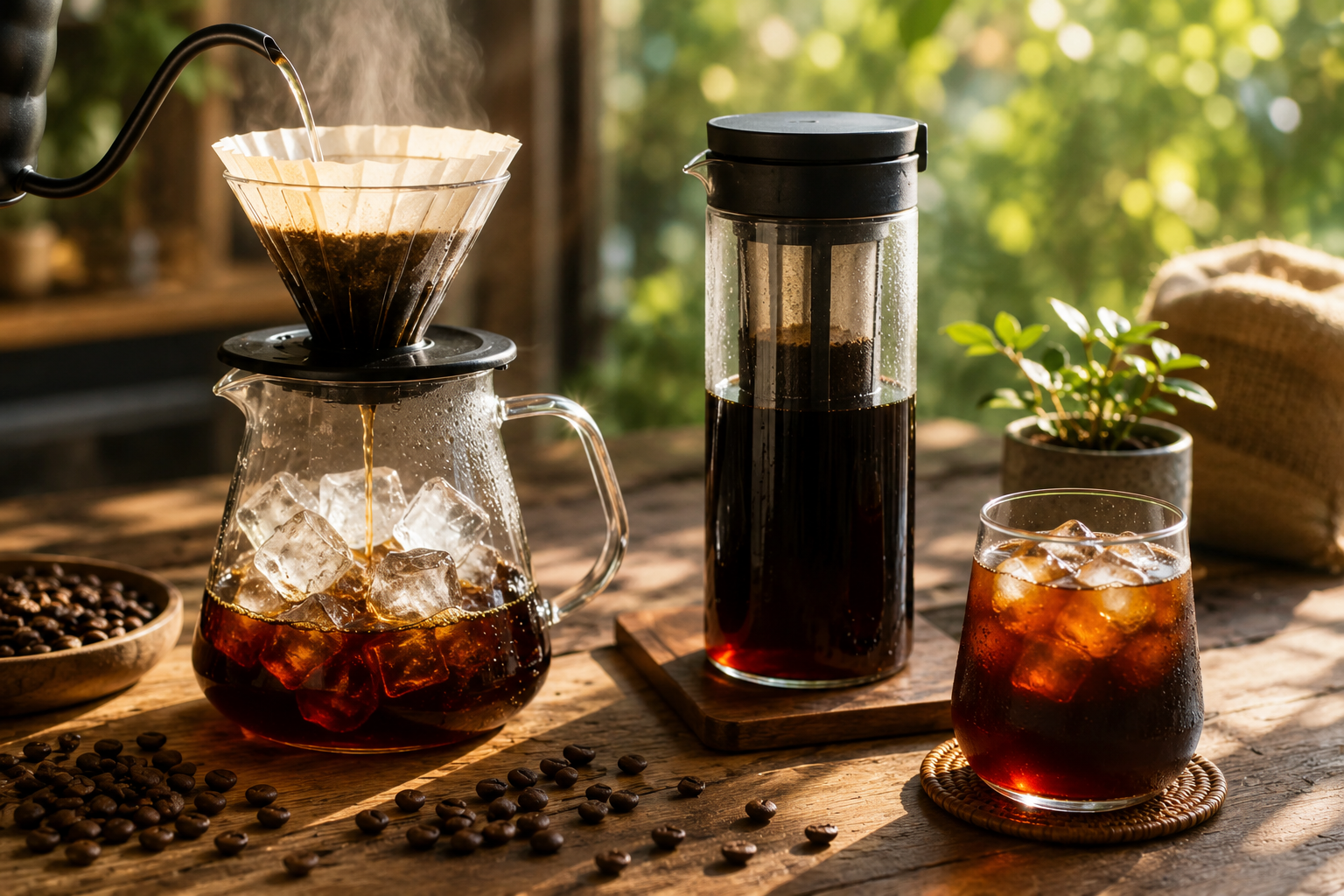 急冷式と水出し、どっちが美味しい?コーヒー専門店が違いとおすすめの淹れ方を解説