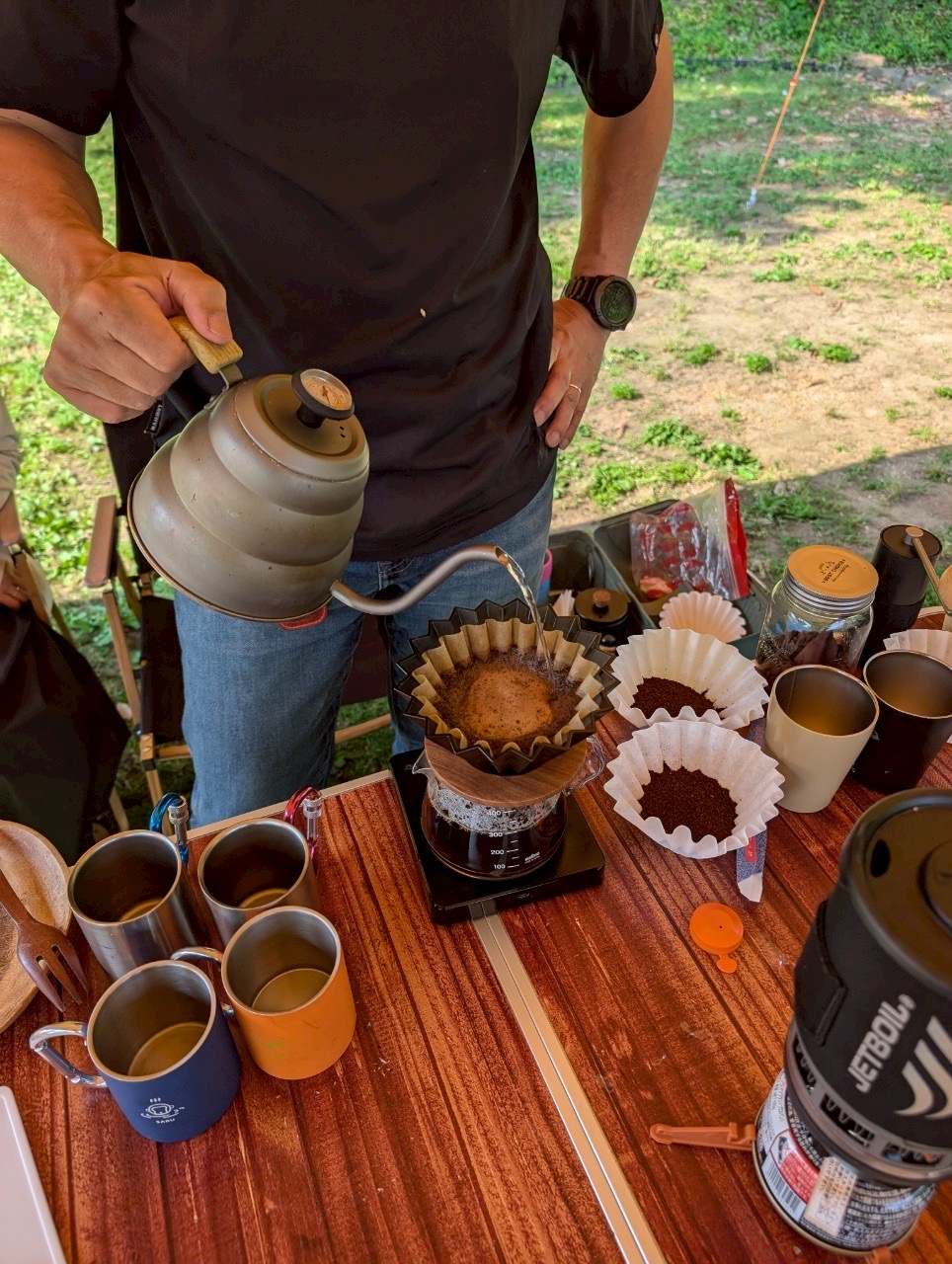 キャンプでも美味しいコーヒーを