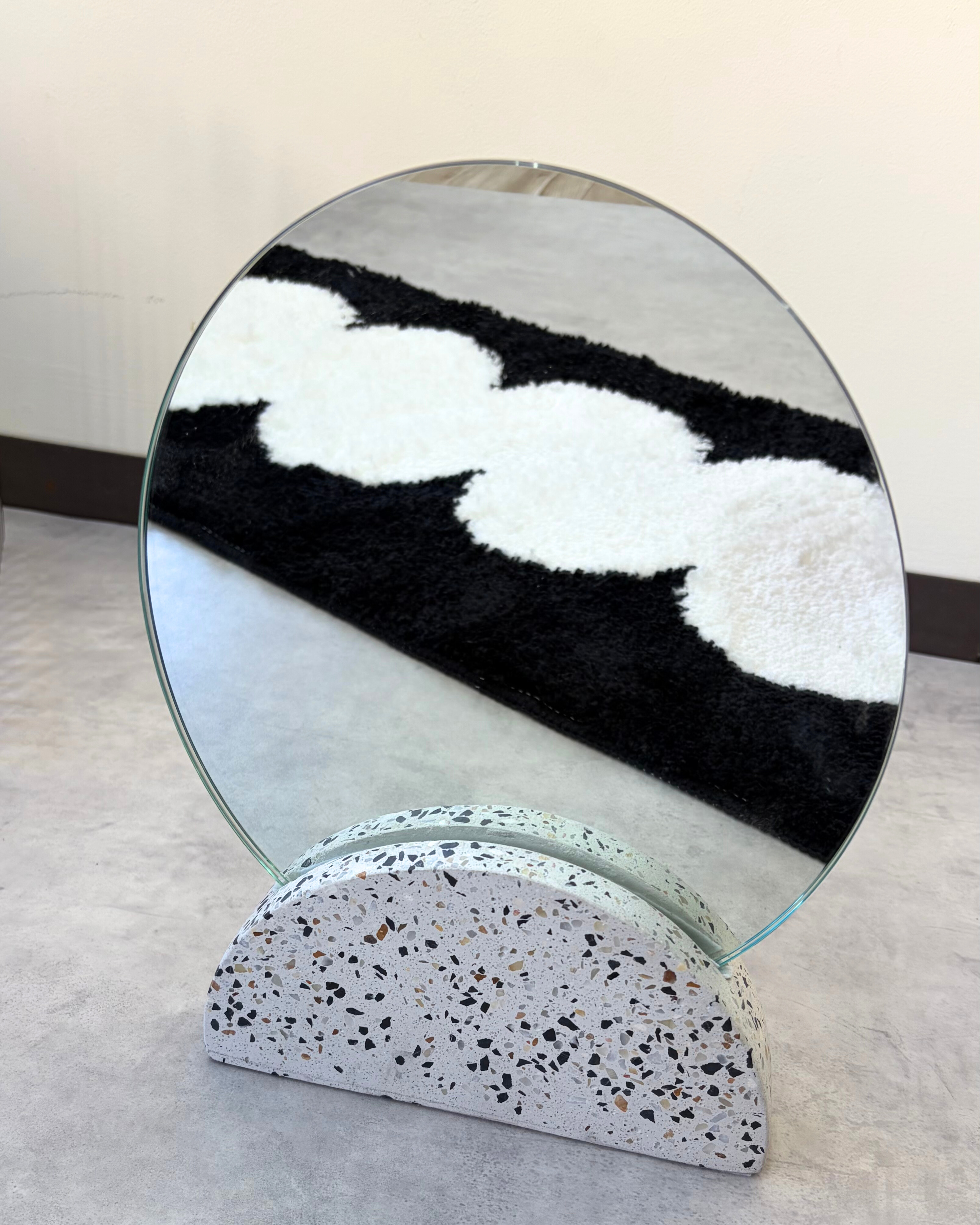 【スタンドミラー】重厚感たっぷりな大理石ミラー☆*:.。.