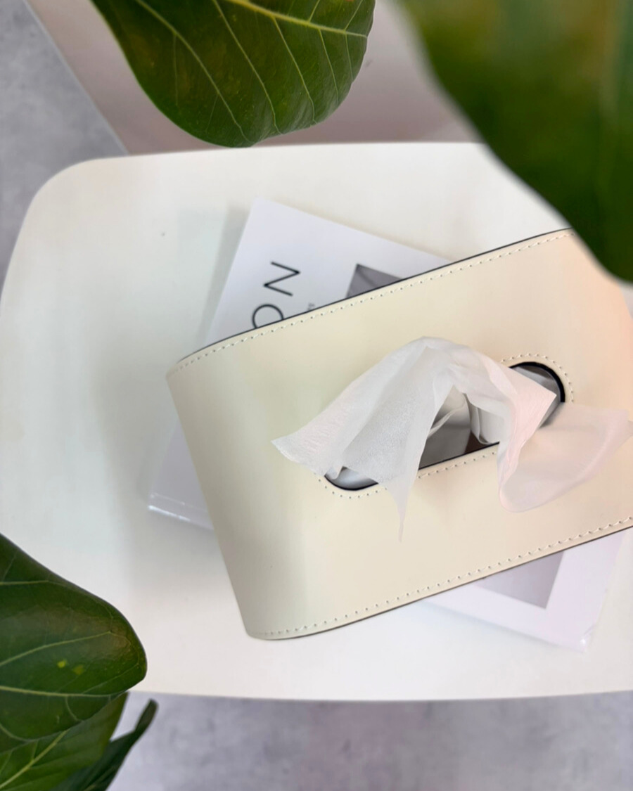 【レザーティッシュケース】高級感とオシャレ度の高いインテリア✨