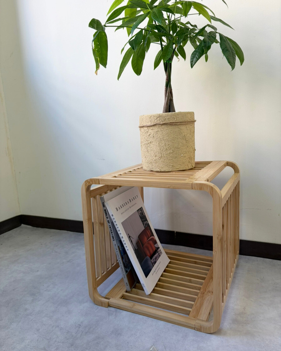 【バンブーオープンシェルフ】天然素材でつくる、“見せる収納”のある暮らし🌿