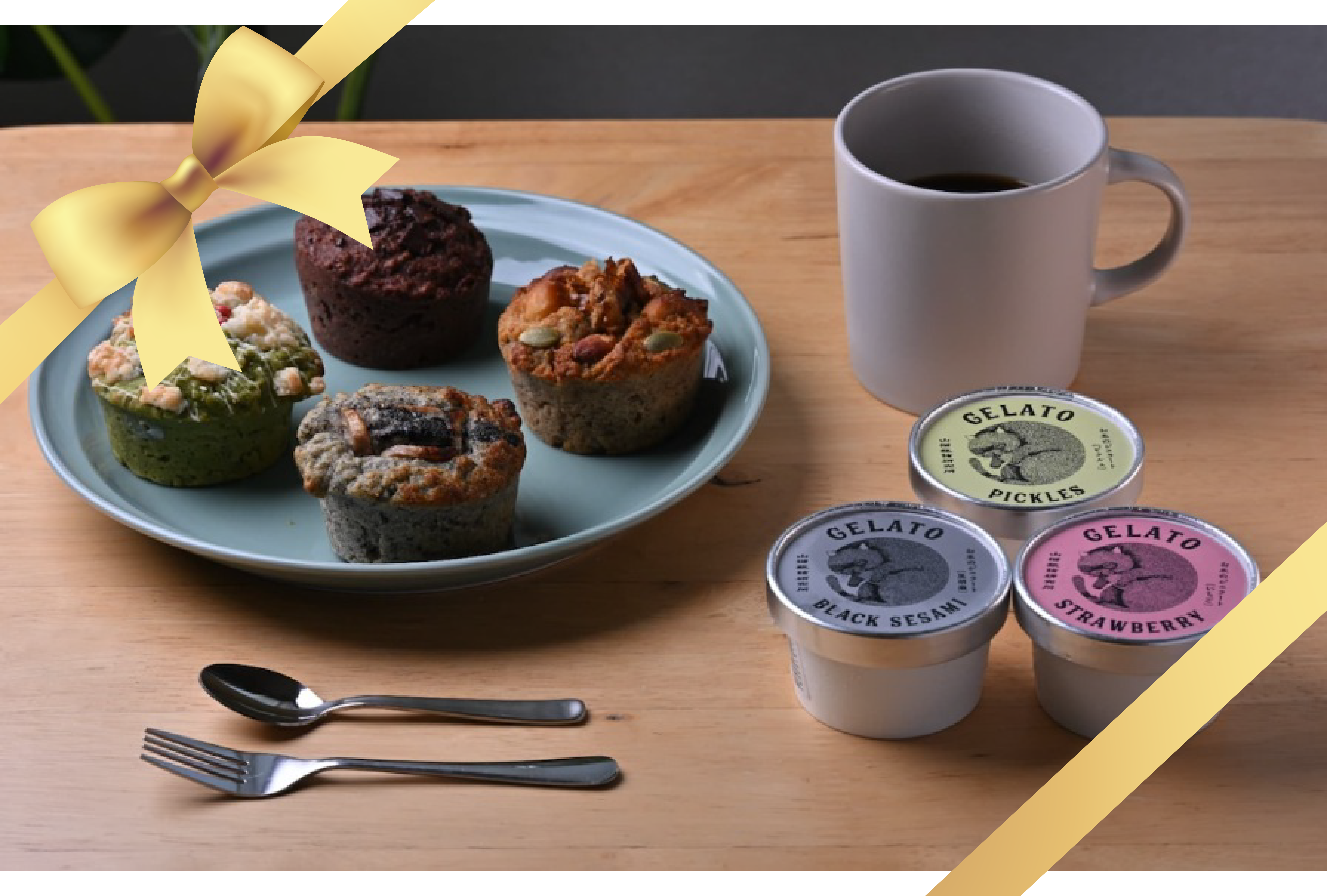 【夏ギフト特集】心を満たす贅沢なひとときを!米のジェラート&米粉マフィンギフトセット