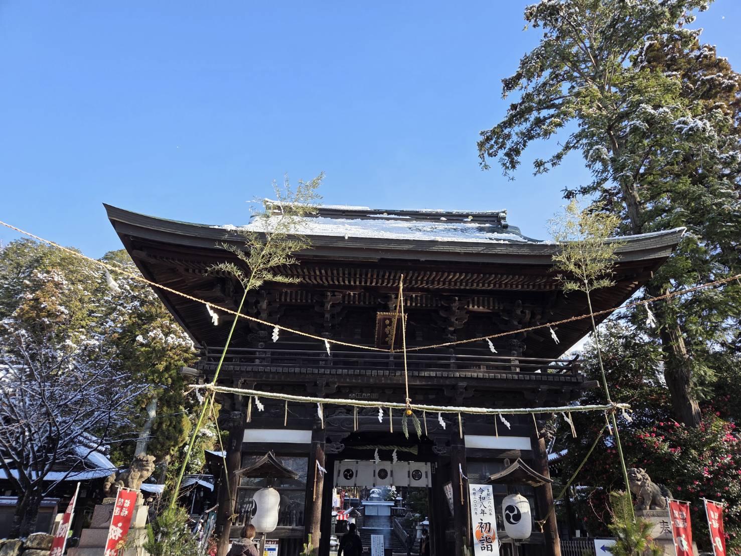 1月3日（土）滋賀県近江八幡市にある「日牟禮八幡宮」に初詣に行ってきました。