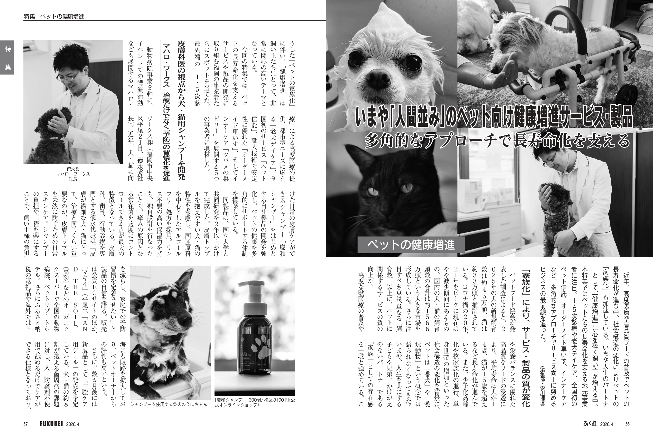 メディア掲載のお知らせ　慶和シャンプーがふくおか経済２０２６年４月号に掲載されました！