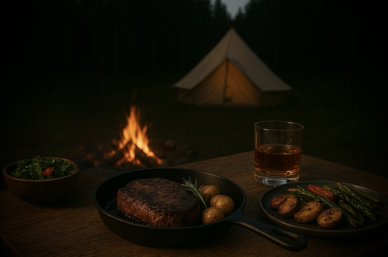 【燻製水の活用法】実はこんな使い方もできます!~キャンプ編~