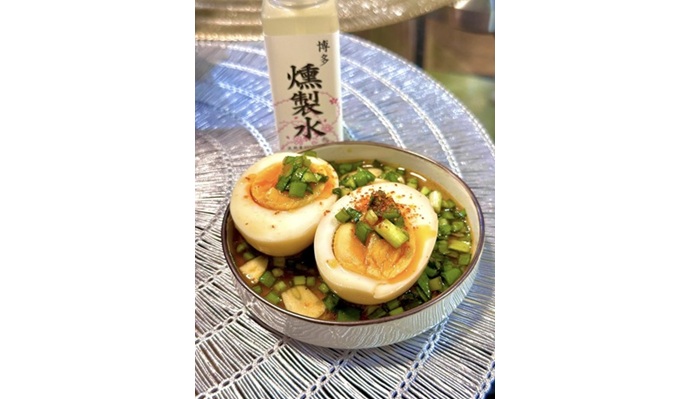 【燻製水 お客様投稿】燻製水でアレンジ!やみつき必至の「麻薬卵」