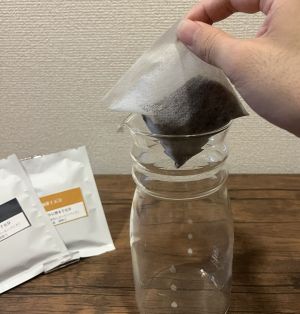 暑い日は、前日の5分で。水出しコーヒーを作ってみました。