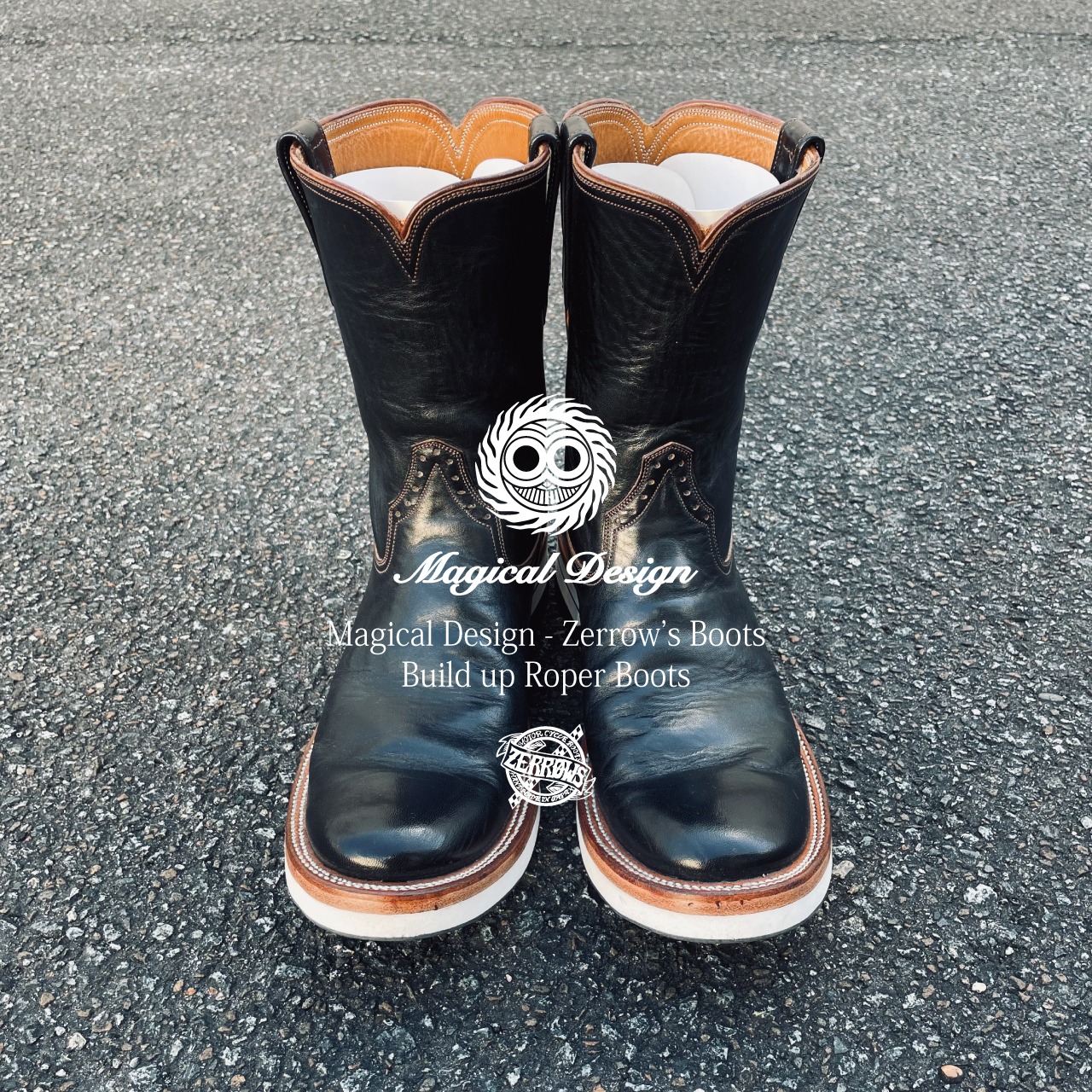 MAGICAL DESIGN x Zerrow's Boots  : ROPER BOOTS