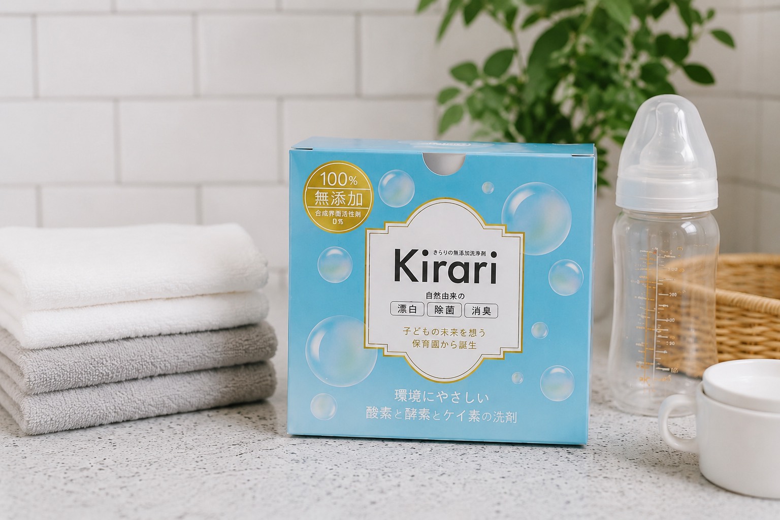10年子どもたちと過ごしてきたからこそ、体に優しい洗浄剤が欲しいと思った。