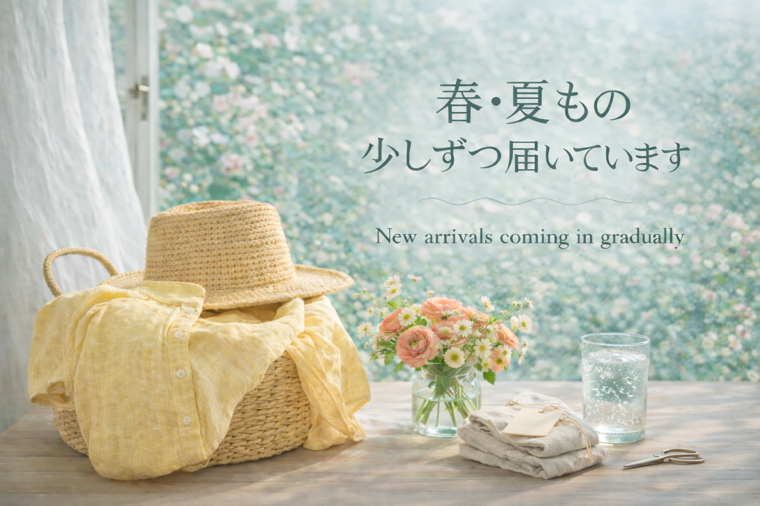 春夏のお届けについて 〜お知らせとご案内〜