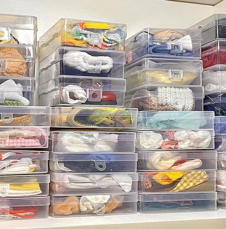 ドール整理術：様々な方法でドールと衣装を整理！