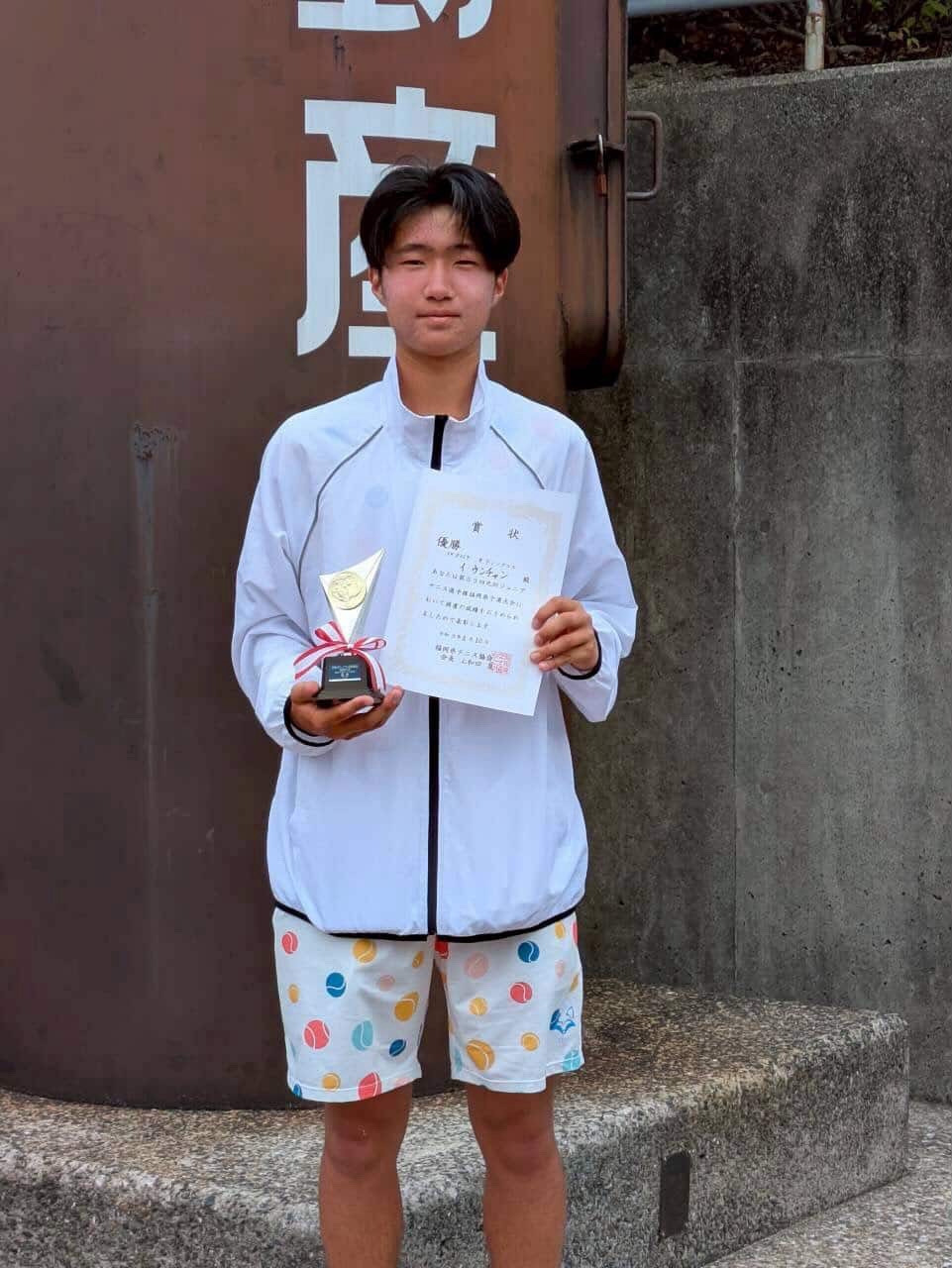 【お知らせ】 イ・ウンチャン　【Lee Woongchan】選手 シングルス優勝のご報告