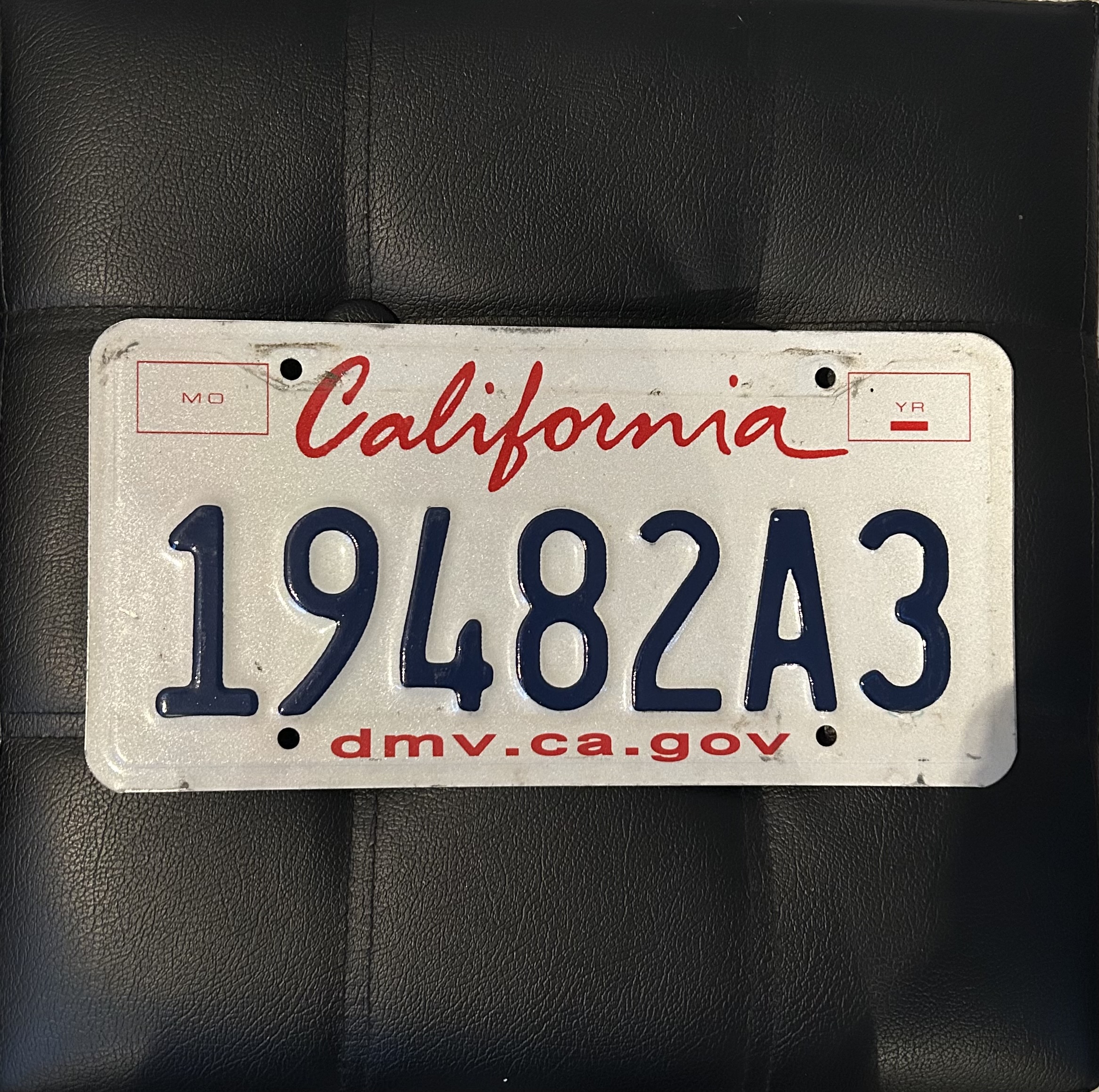 [商用車]カリフォルニア州現行　ヴィンテージ ライセンスプレート