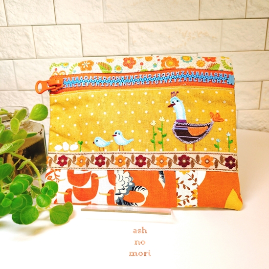 【NEW】ぺったんこポーチ 大人ユーモアなヤツ3つできました!