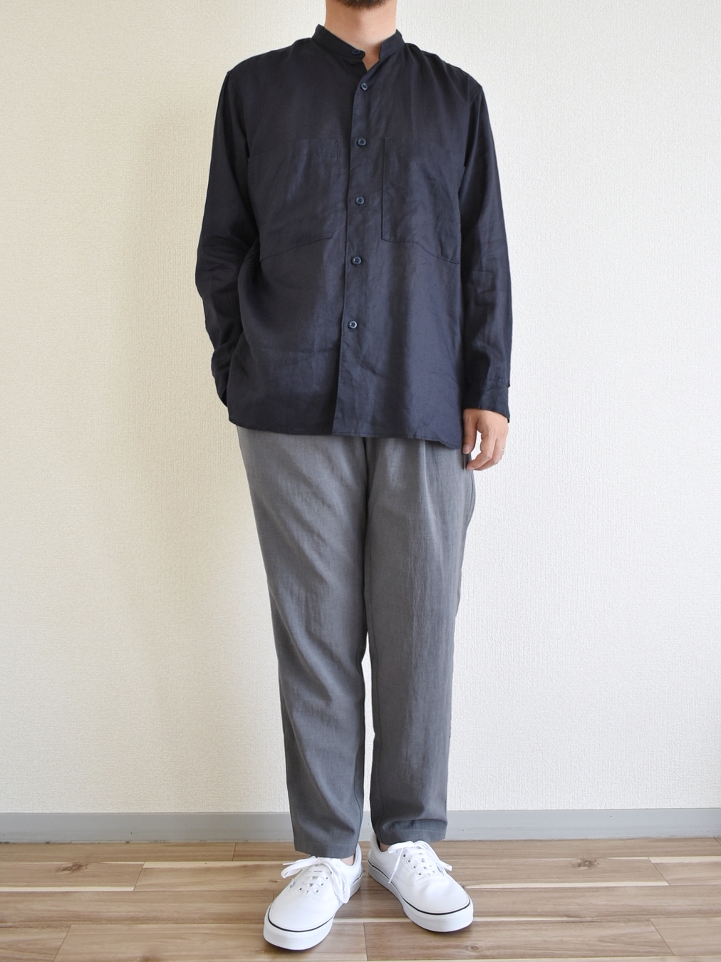 【STYLING】SAGE DE CRET 快適リネンシャツコーディネート