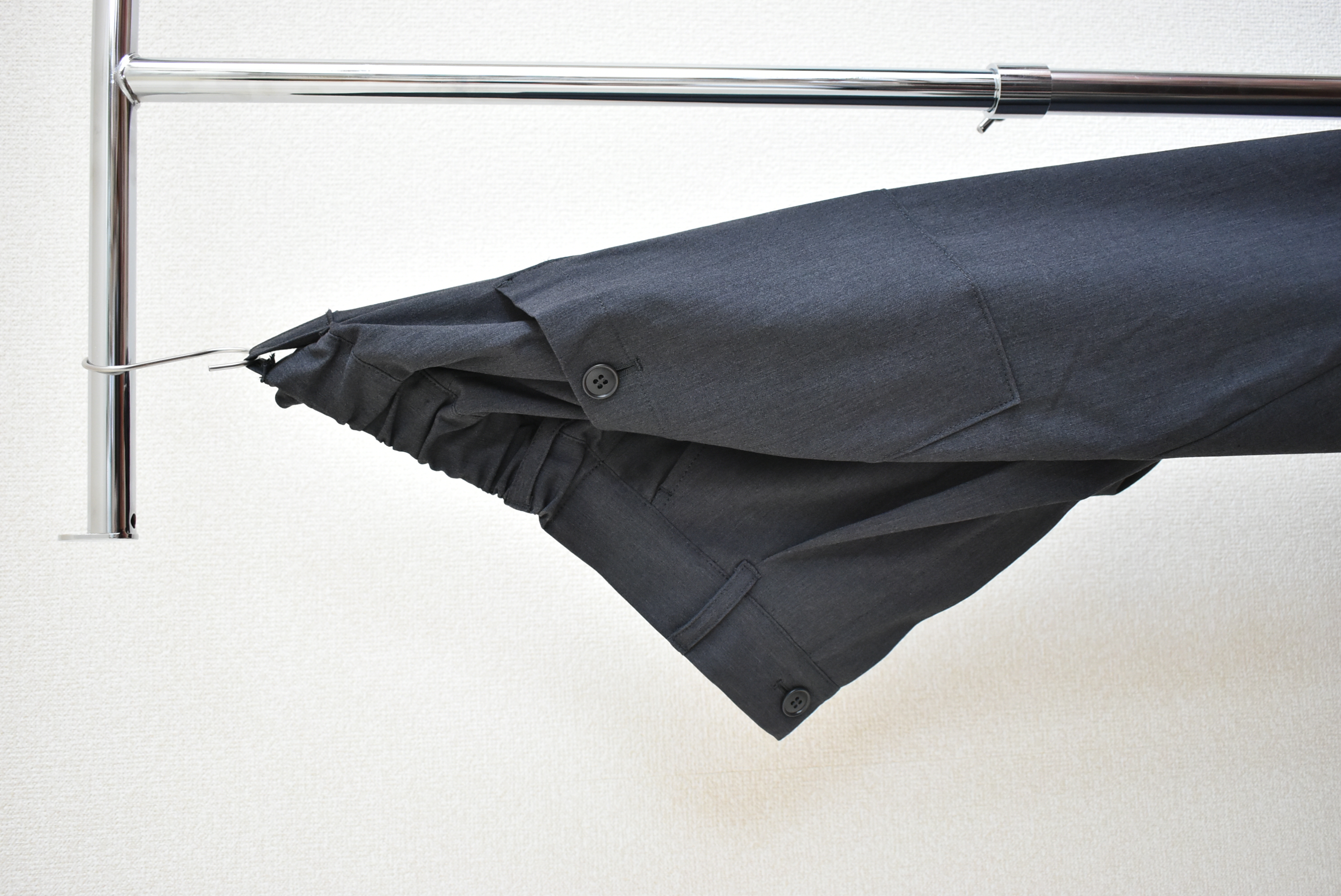 【ITEM】SAGE DE CRET / PE/RA ONE-TUCK WIDE PANTS