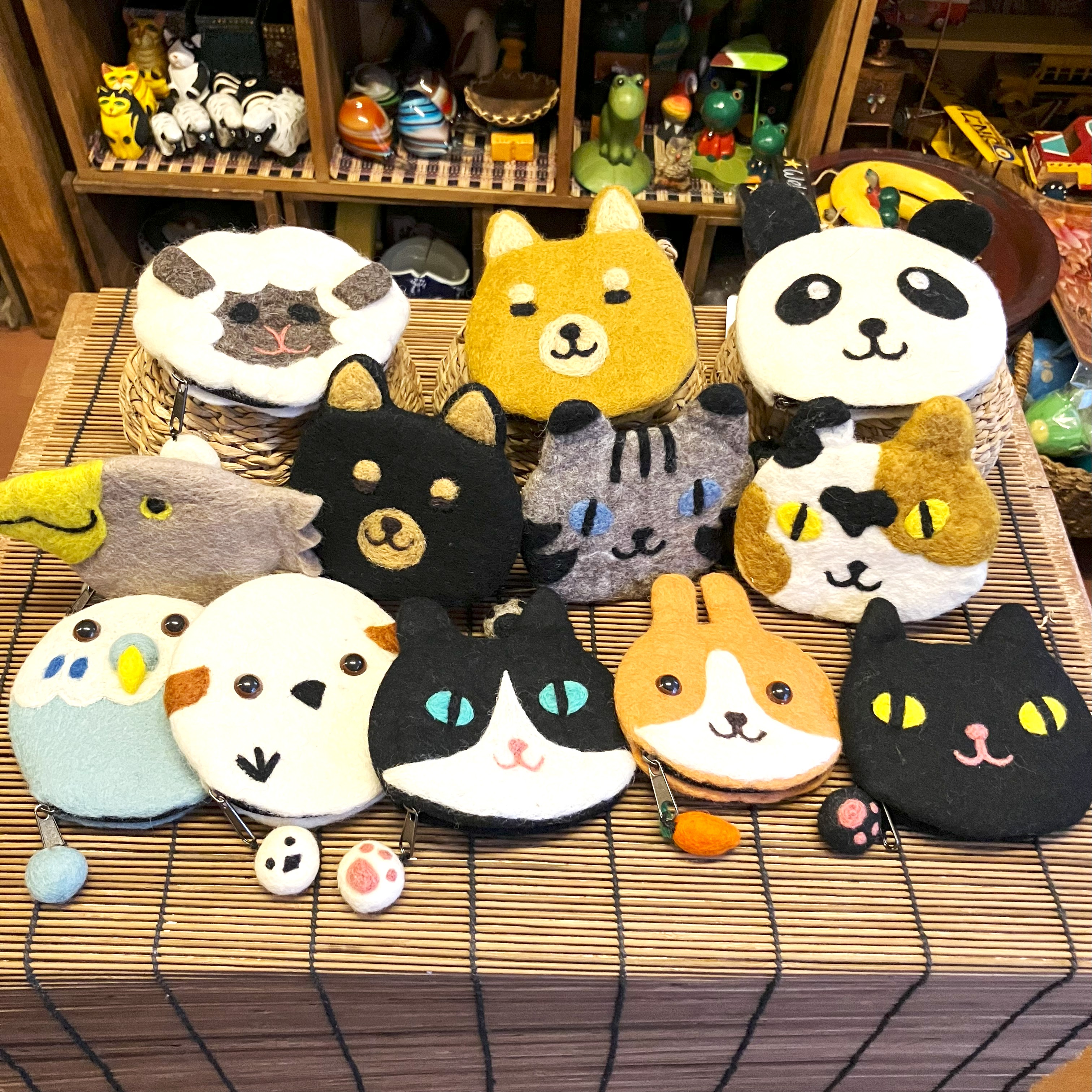 可愛いフェルトポーチをUPしました