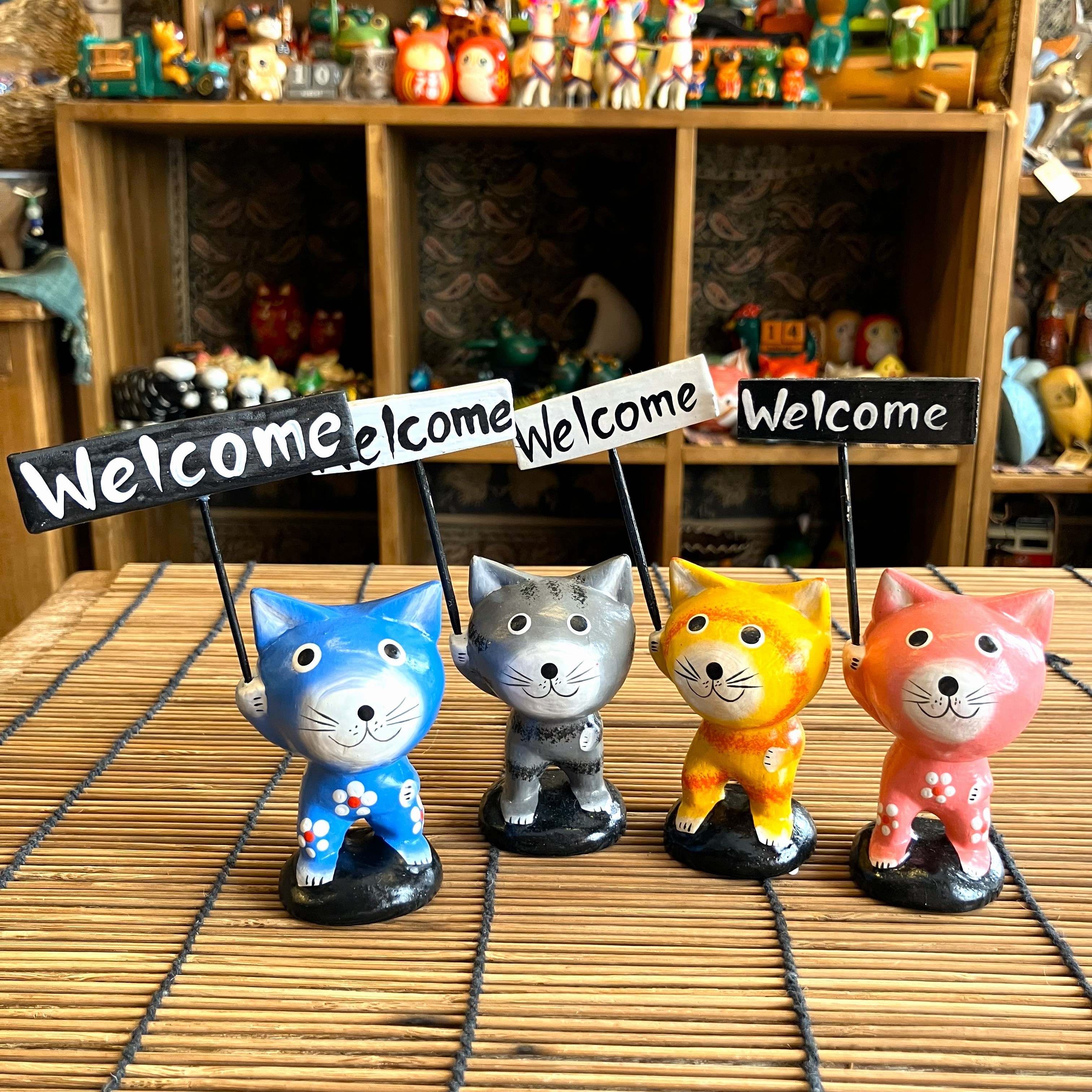 可愛いウェルカムボードネコをUPしました。