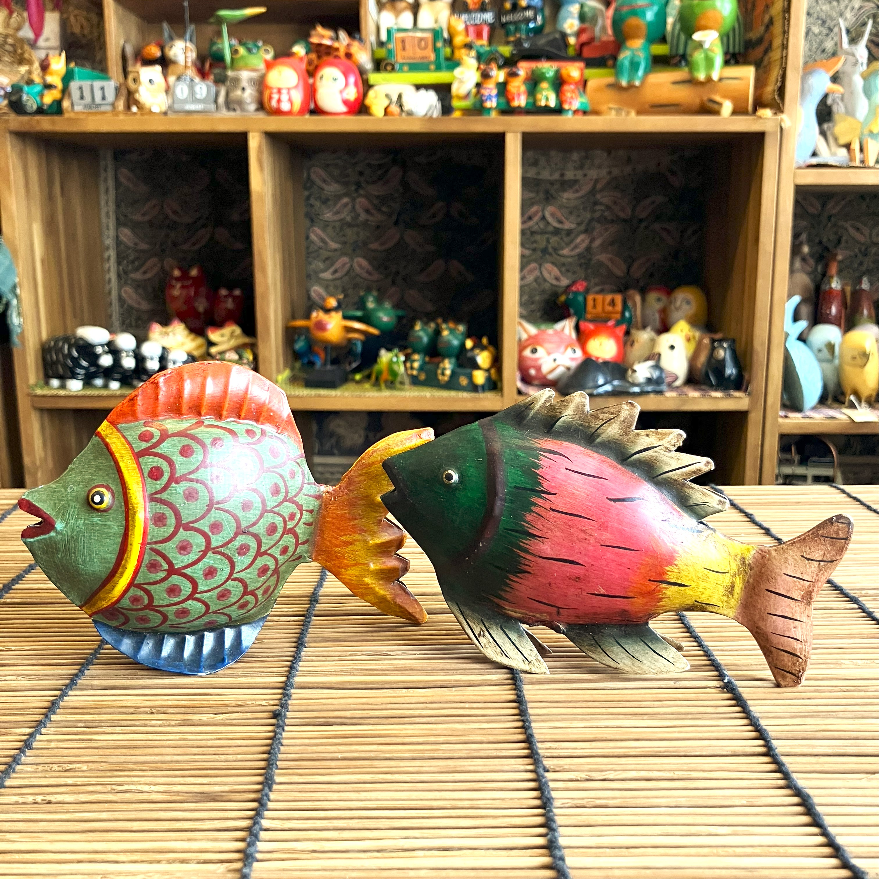 アイアンのレトロな魚オブジェをUPしました