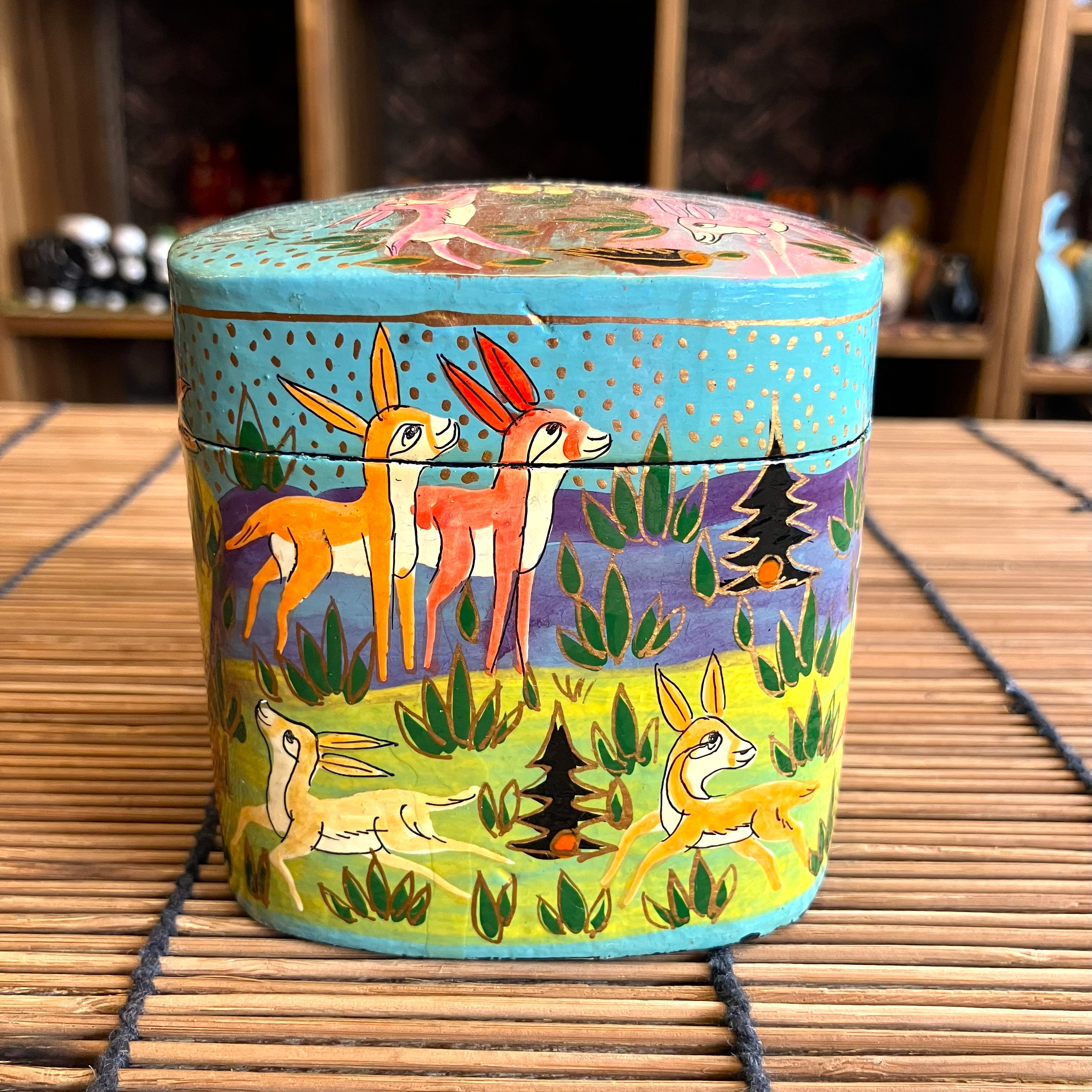 可愛い!ペーパーマッシュの小物BOX