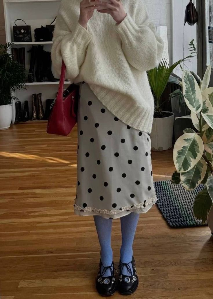 ドットアイラインスカート♡