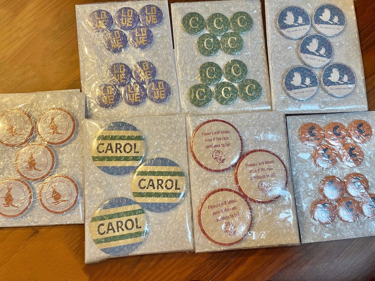 缶バッジが仕上がりました♪