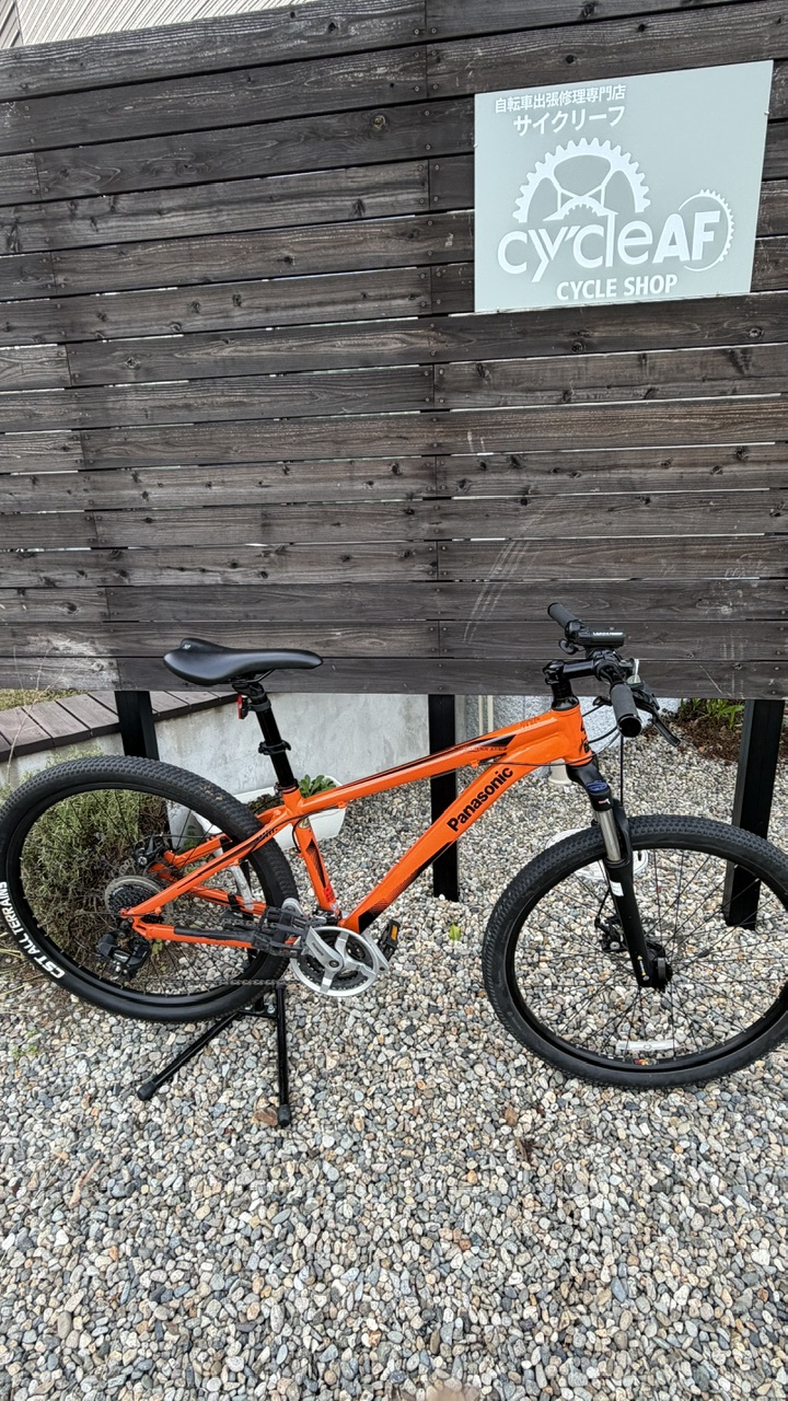 マウンテンバイクの後輪オーバーホール