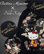 抜刀娘 × ハローキティ　和柄　パーカー　M　新品タグ付き　超希少デッドストック　花柄　公式コラボ