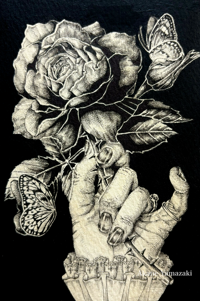 アクリル画の制作を振り返って。