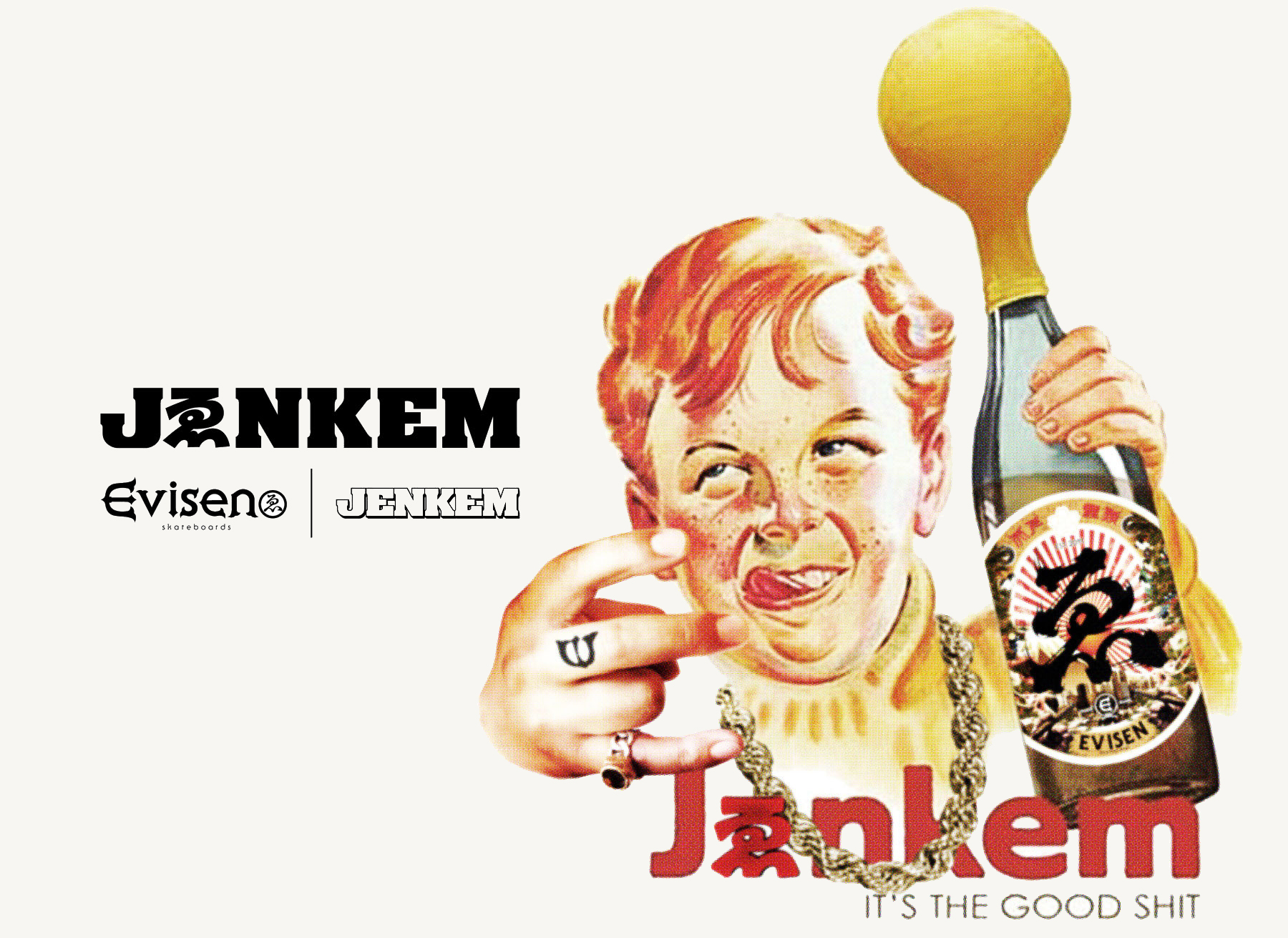 Evisen x Jenkem Mag collaboration