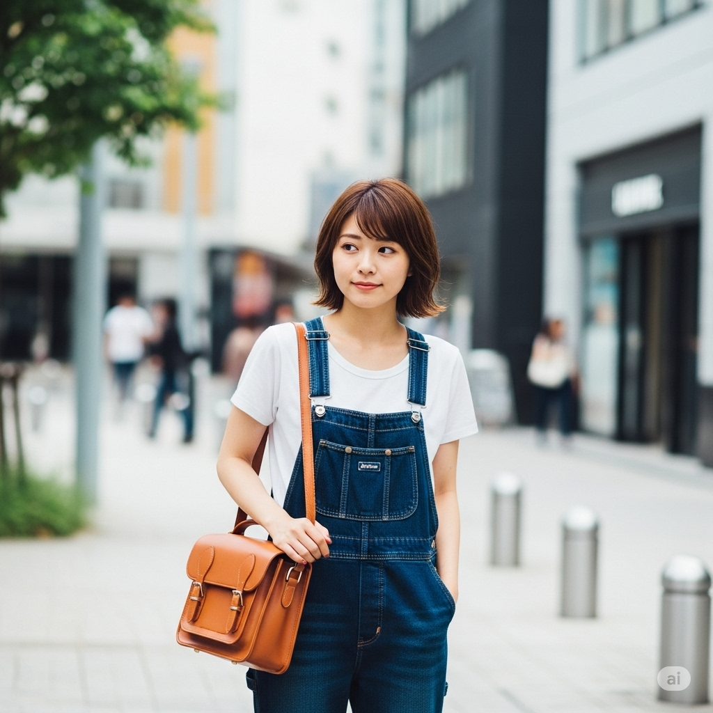 大人のための「ぶかぶか サロペット」着こなしガイド