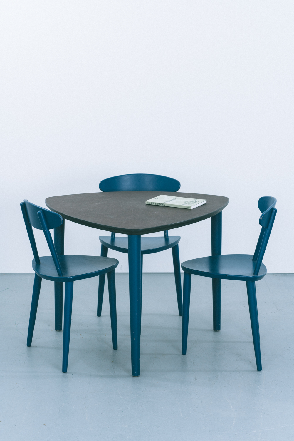 Poul M. Volther | Dining table and three chairs