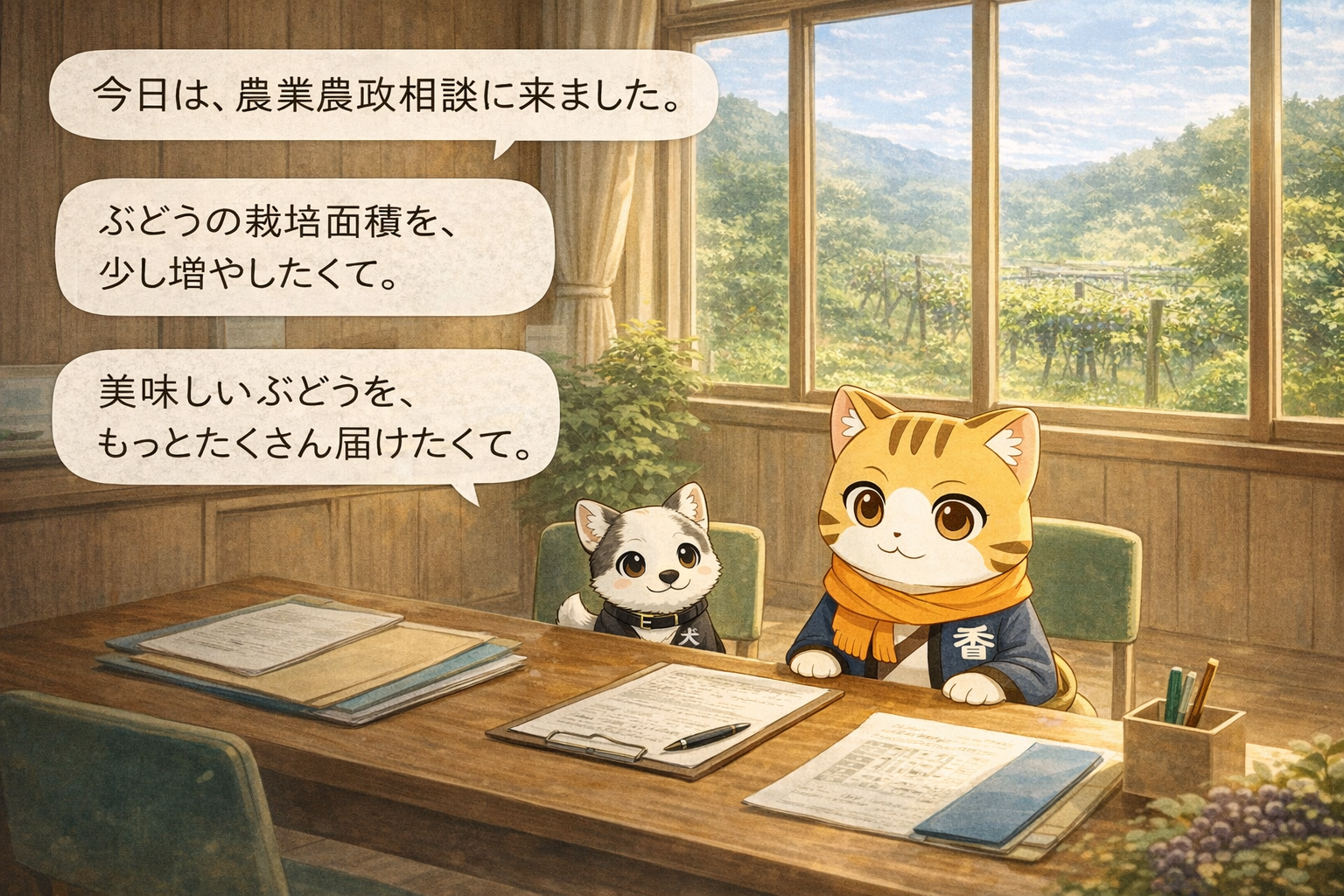 地元の農業農政相談に行ってきました