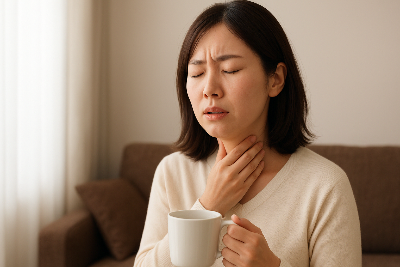 のどのイガイガ、季節のせいかも？