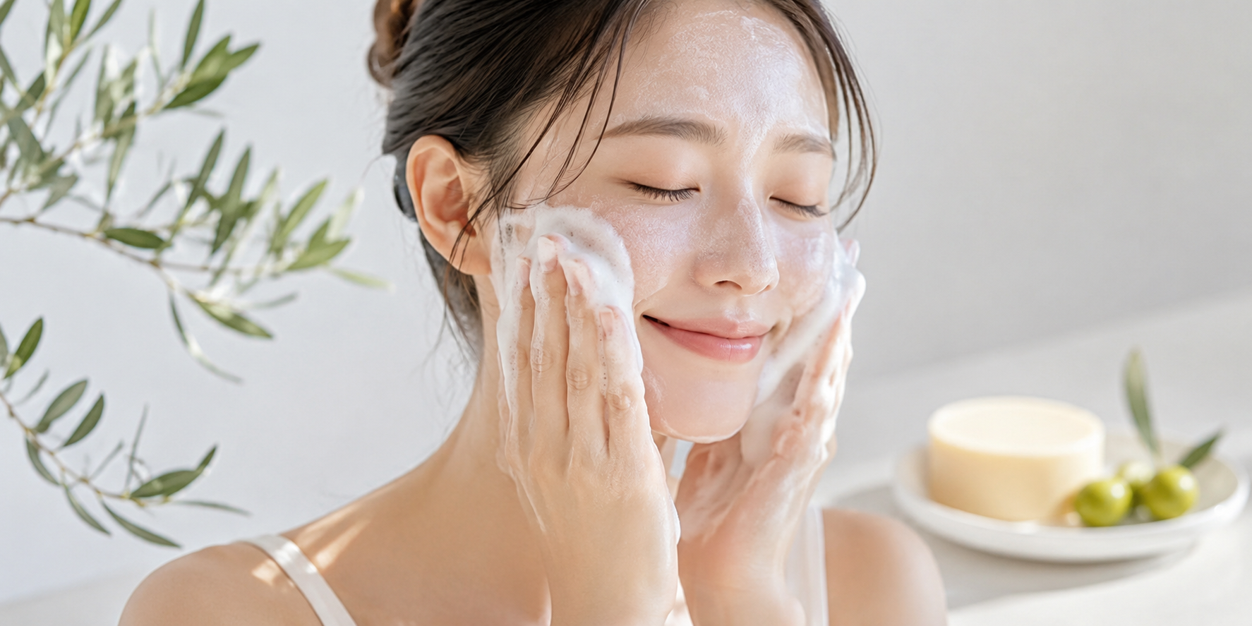 夏の肌管理は“こすらない洗顔”がポイント