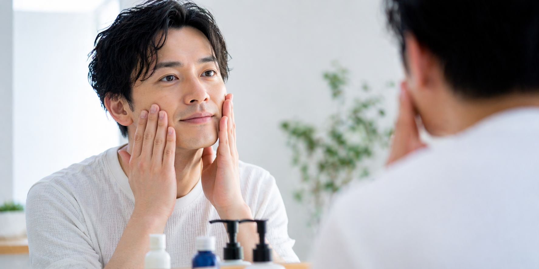 老け顔を回避する。男性のためのシンプル肌ケア