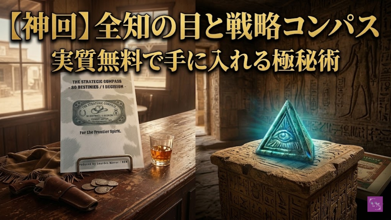 【神回】全知の目と戦略的羅針盤。実質無料で手に入れる「極秘お買い物術」