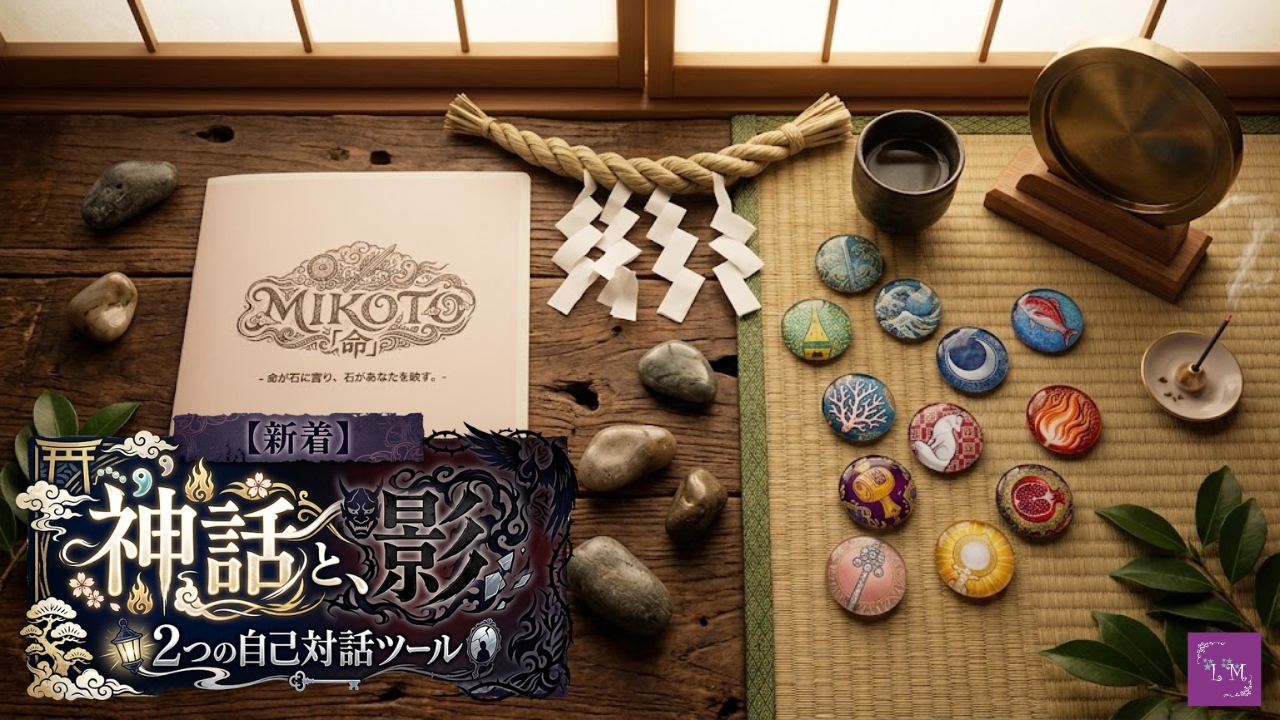 【新着】神話と影、2つの自己対話ツール｜MIKOTO＆SHADOW WORK調律セット