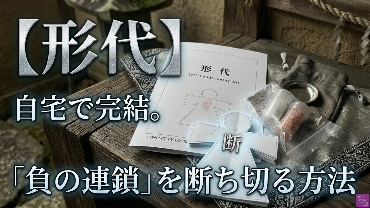 【形代】自宅で完結。「負の連鎖」を断ち切る方法