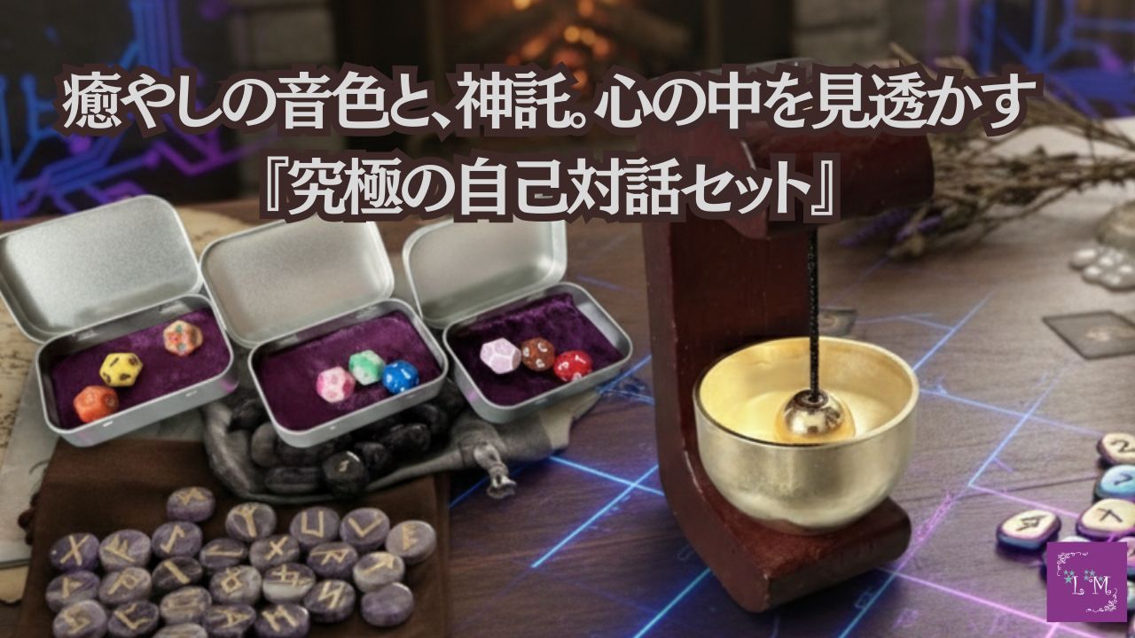 癒やしの音色と、神託。心の中を見透かす『究極の自己対話セット』
