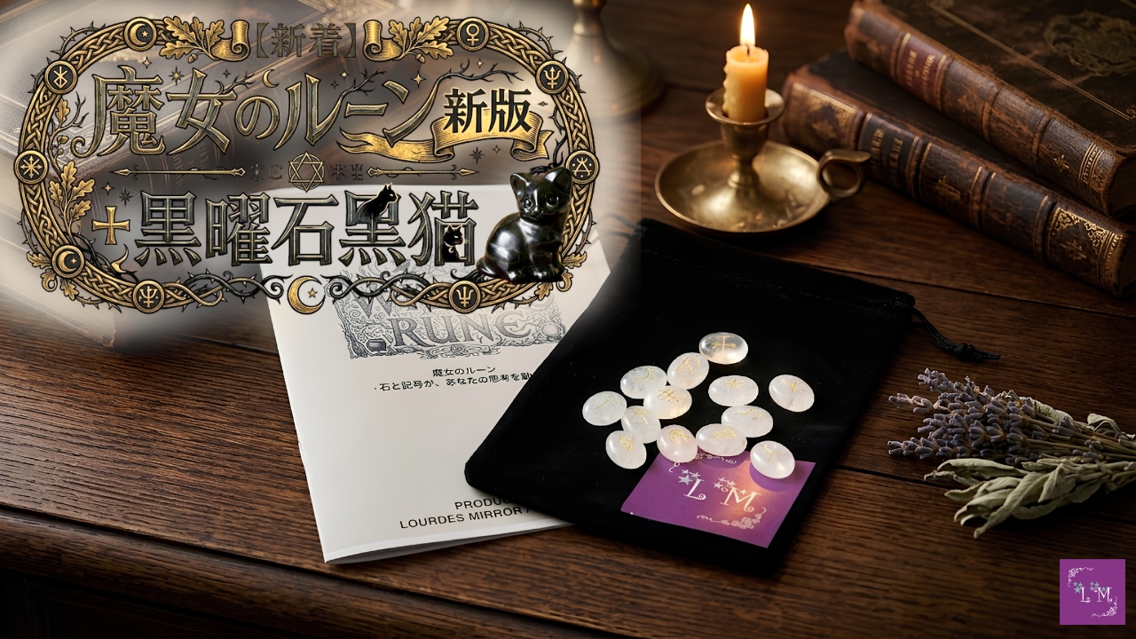 【新着】魔女のルーン 新版 ＋ 黒曜石黒猫
