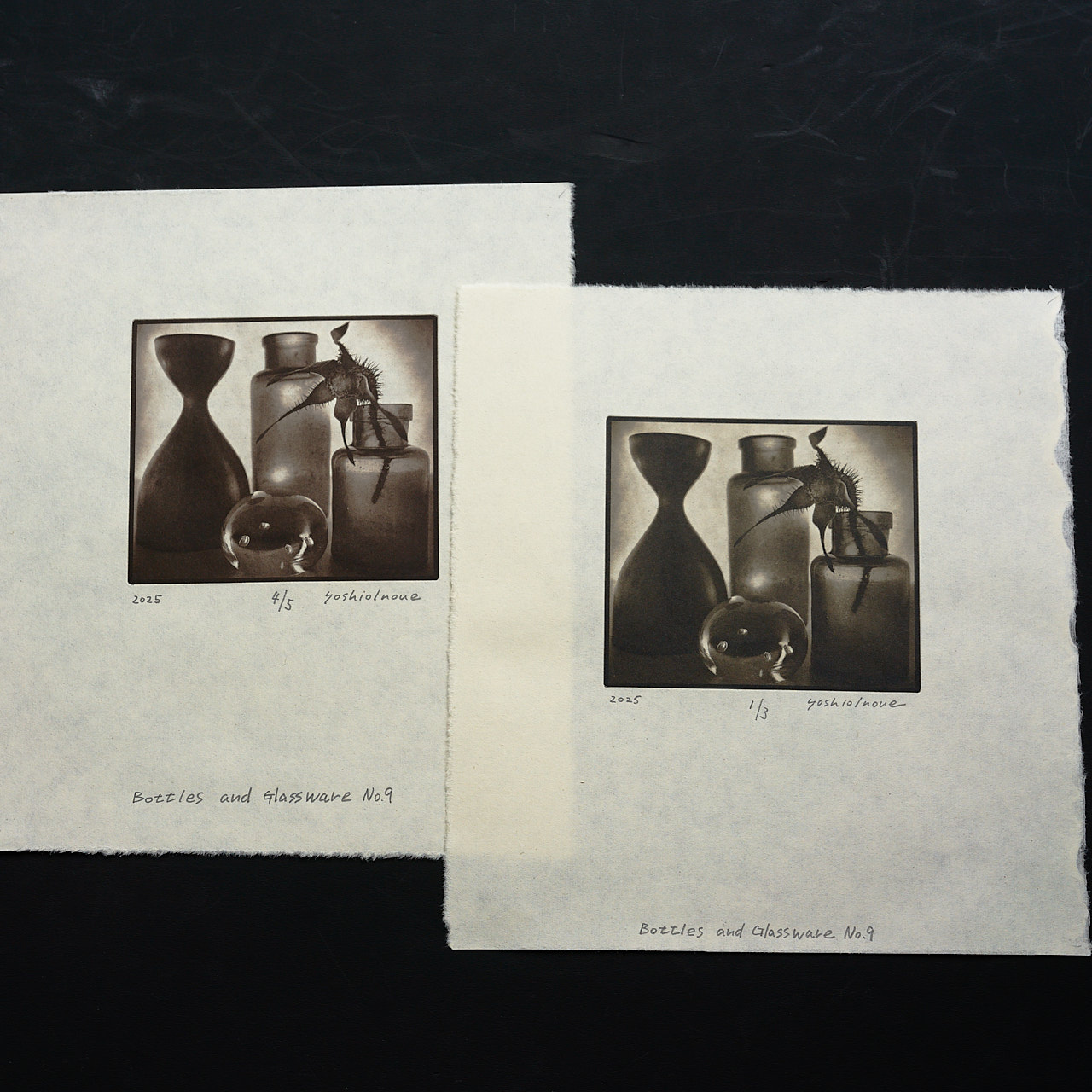 Two types of "Kouzo-Washi"