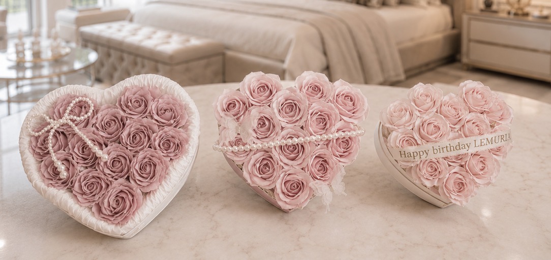 お祝いをそのまま飾る♡ 花瓶のいらないボックスブーケ💐