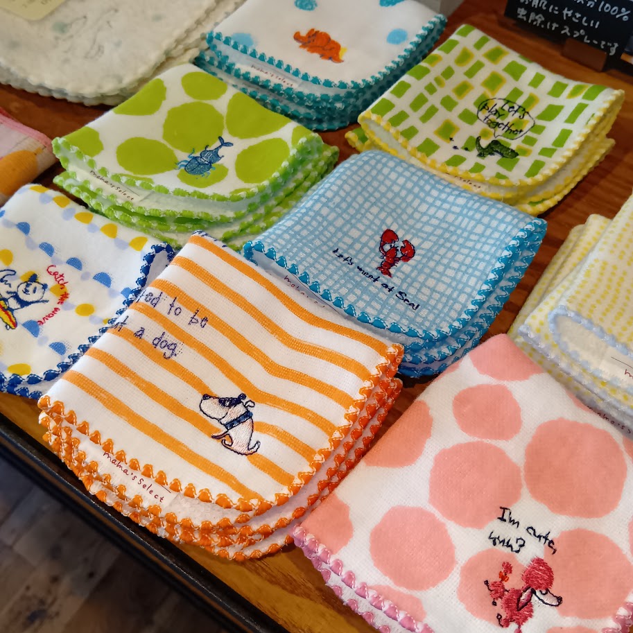 贈り物にも◎ 子どもが喜ぶハンカチがそろうmoco lifestyle store鳥取