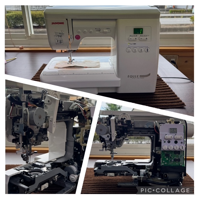 ジャノメ　エクールCP　ミシン修理　＊　ミシンが動かない　＊　JANOME