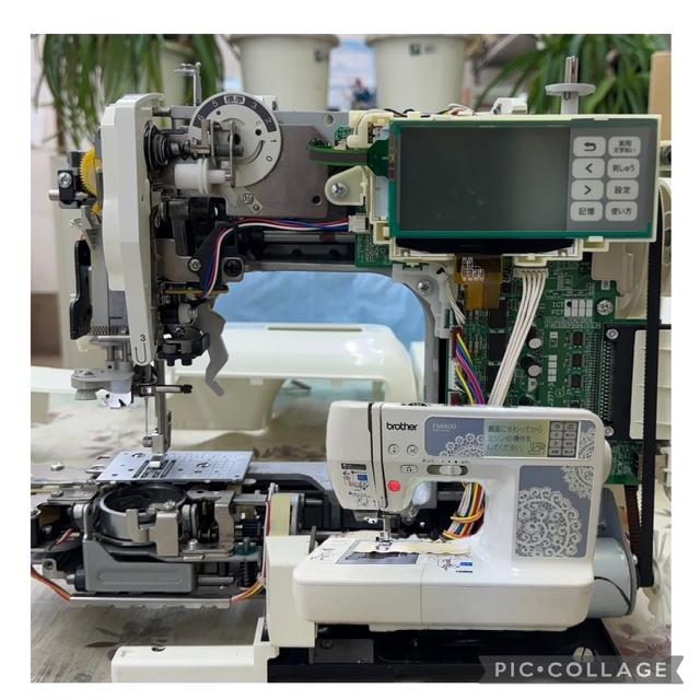 ブラザー　FM800　ミシン修理　＊　落としてしまった　＊　brother