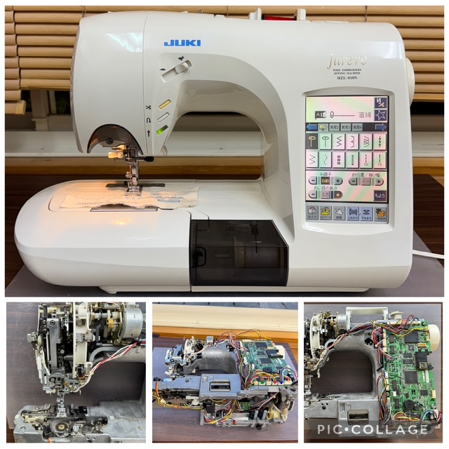 JUKI　ジュレーブ　HZL-010N　ミシン修理　＊　自動糸掛けができない