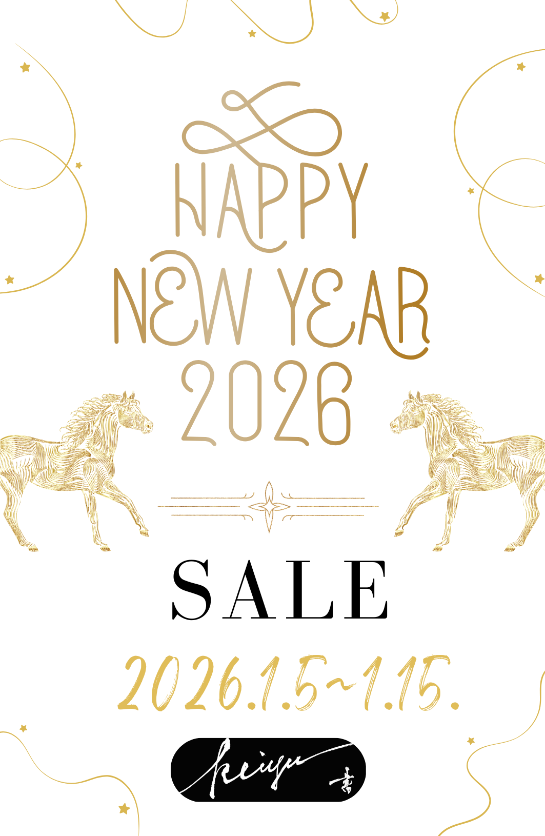令和８(2026)年　new year & 出展記念セール！そして新コレクションリリース‼‼